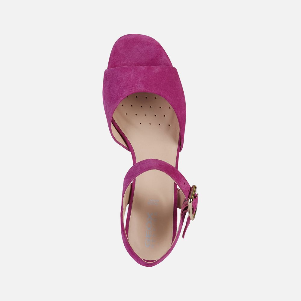 Geox Sandals Pink Ortensia - Geox Womens Shoes - TMNRCD463